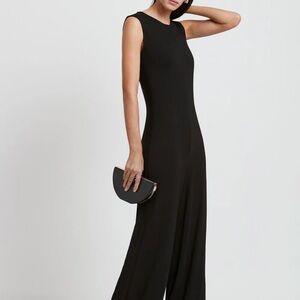 Marcella Whitney Elegant Black Sleeveless Jumpsuit women’s size small